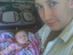 Baby Evie & Uncle Spot